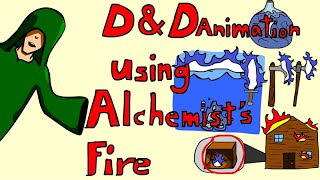 D&D 5e Item: Alchemist's Fire with Homebrew | D&D Animation