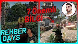 7 Mutlaka Bilmeniz Gereken Bilgi | 7 Days To Die