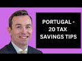 Tax savings in portugal  20 tips to save tax 2022