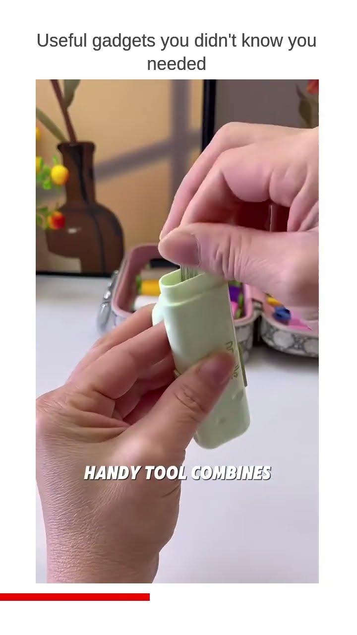 Product link in Bio Make sewing easier and faster with the All-in-One Sewing Needle Threader Tool!