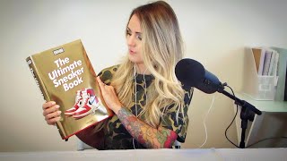 ASMR The Ultimate Sneaker Book: Part 1 (Whispering, page turning, tapping, tracing, reading)