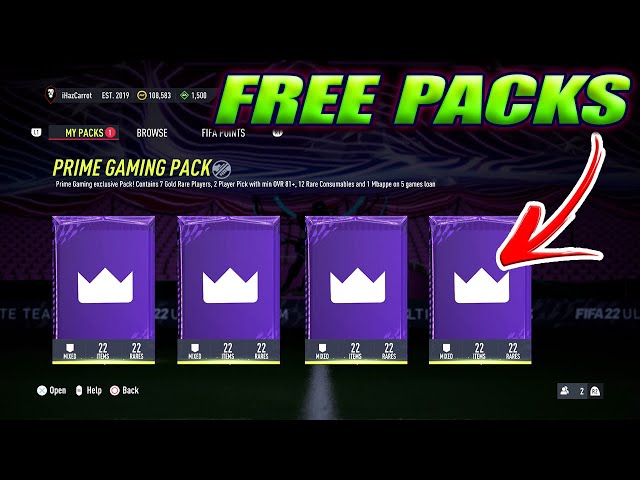 prime gaming pack fifa 22 glitch｜TikTok Search