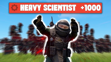 Loot from 1,000 Heavy Scientist in Rust