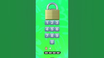 Guess the number lock #fypシ  #shorts