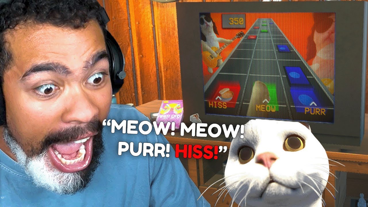 Dom Has to MEOW, PURR, AND HISS in his Mic to Control this *NEW* Cat Game (funniest video ever 🤣)