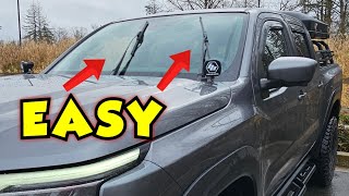 HOW TO INSTALL WIPER BLADES ON A NISSAN FRONTIER LIKE A PRO