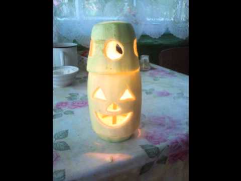 Handmade From Pumpkins By Katerina- Ручная работа с тыквы молодой художницы Катерины- 2014