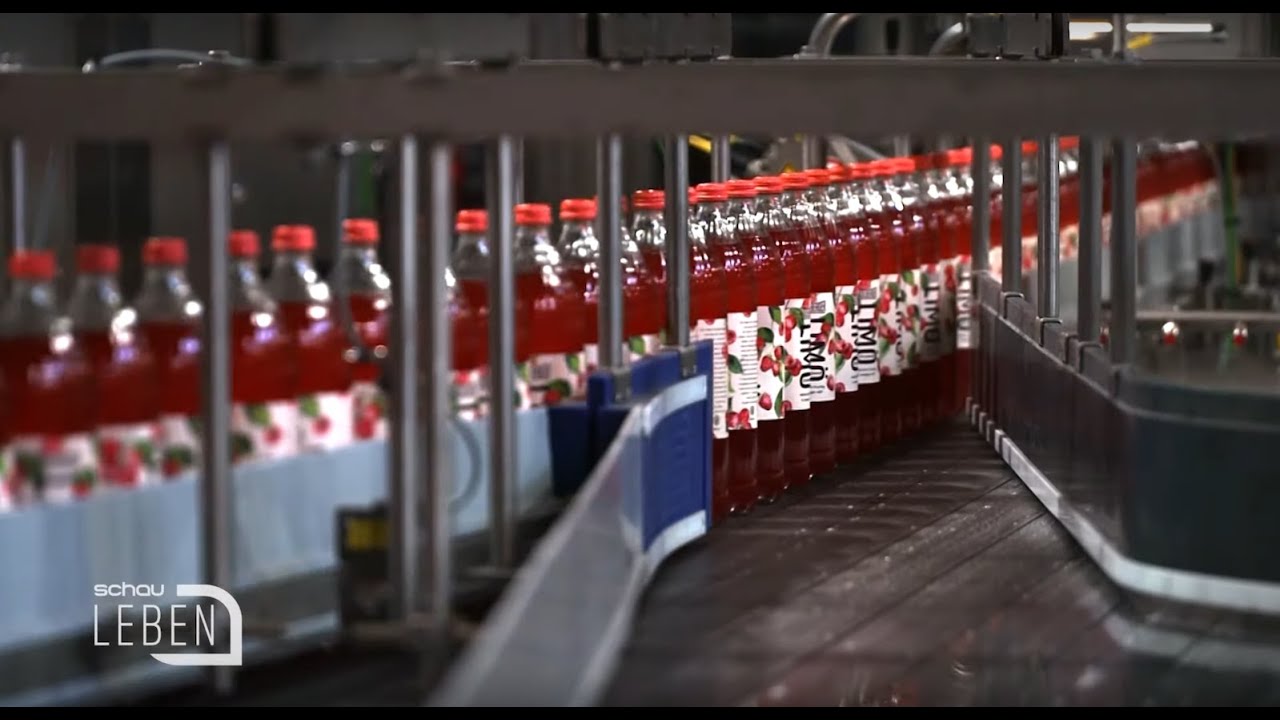 Säfte ab jetzt auch in Glasflaschen erhältlich - Neue Glaspfandflaschen Abfüllanlage Eggerbrauerei