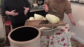 How To Make Old Fashioned Sauerkraut  (Part 1)