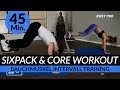 45. Min. Sixpack & Core, Abs Intervall Workout I Intensives Zirkeltraining by Dr. Daniel Gärtner ©