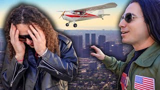 Guitarists Tour THE SUNSET STRIP... BY AIR!