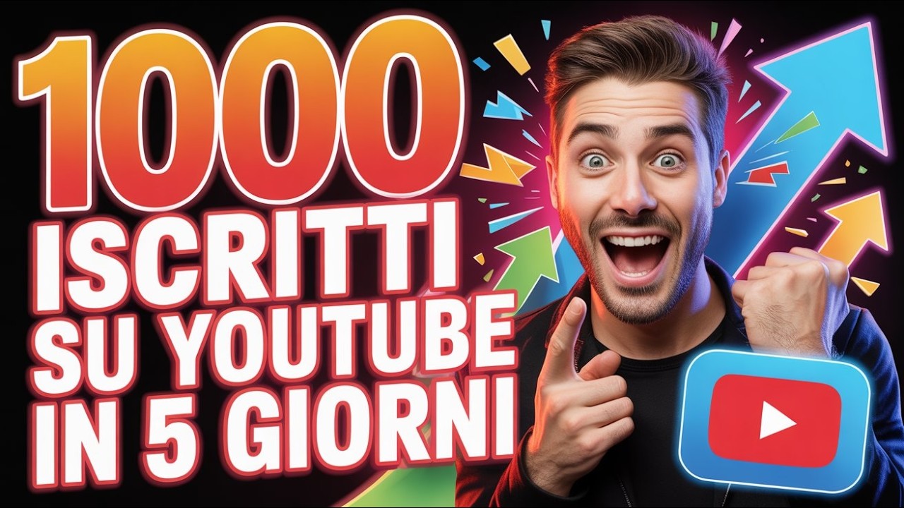 Da 0 a 1000 Iscritti su YouTube in 5 Giorni: Ecco Come