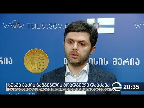 სუსმა ვაკის გამგებლის მოადგილე დააკავა