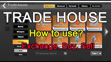 How to use Trade House, Exchange, Buy, Sell in Torchlight infinite GukDaddy  | Torchlight:Infinite