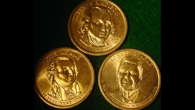 2007-2009 Presidential Dollar Coins - Many Edge Errors To Look For 