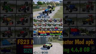 Fs23 New Indian Tractor Mod Fs23 Mod Apk