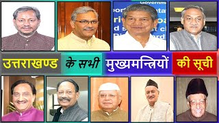 List of Chief Ministers of Uttarakhand (2000 - 2021) | History of Uttarakhand | Uttarakhand Politics