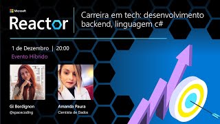 Carreira em tech: desenvolvimento backend, linguagem c#