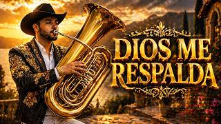 DIOS ME RESPALDA 🙏🔥 | Corrido Tumbado Cristiano 2026 (NO ME CAIGO 💥) | Lyric Video Style Peso PLuma