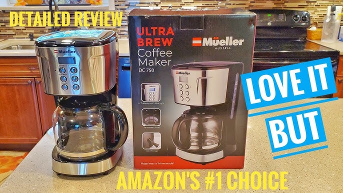 Mueller 12-Cup Drip Coffee Maker with Auto Keep Warm Function and Permanent  Filter D-550 - Costless WHOLESALE - Online Shopping!