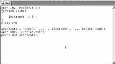 Perl Tutorials -Part 73- Writing to a file: 3