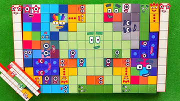 Looking for Numberblocks NEW 40 180 Puzzle Tetris Shape | ASMR chirping of birds