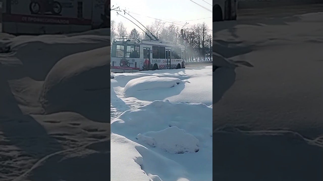 троллейбус ЗиУ-682Г-016.04 №56 маршрут 3 ЛЕНИНСК-КУЗНЕЦКИЙ 2026г