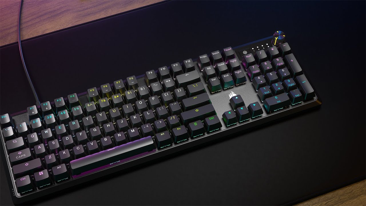 Click Clack, Goes The Keyboard | Corsair K70 Core Keyboard Review - YouTube