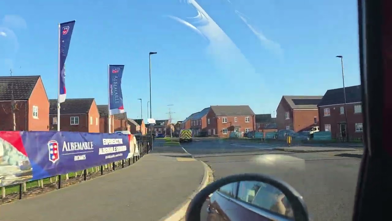New houses as you enter Armthorpe Doncaster
