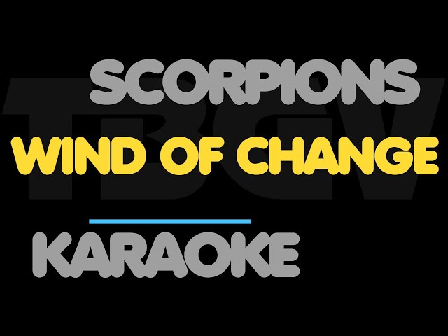 Scorpions - WIND OF CHANGE. Karaoke class=