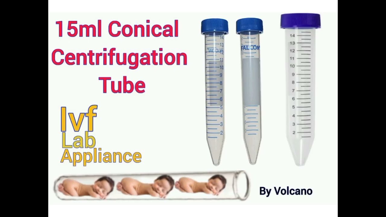15ml conical centrifuge tube..."ivf lab disposables" ||आई वि एफ लैब के उपकरण|| Ivf treatment