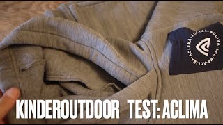 Kinder Outdoor Test. Aclima Woolfleece Hoodie