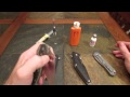 Folding Knife Lubricants:  Modern Technology vs. Old School