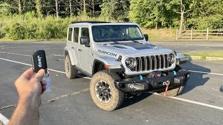 2024 Jeep Wrangler Rubicon 4xE: Start Up, Test Drive, Walkaround, POV and Review