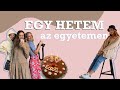 HETI VLOG: újra az egyetemen, rengeteg fotózás és szülinap | Lina