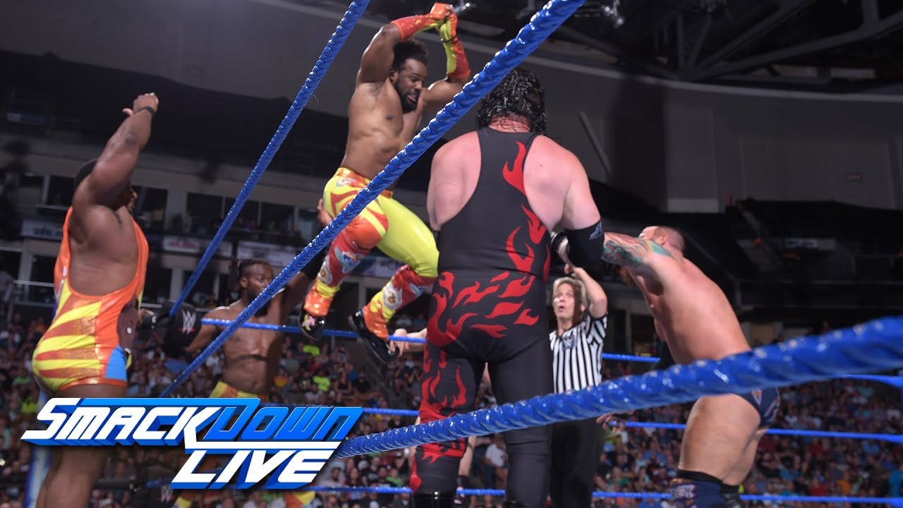 Team Hell No &amp; The New Day vs. The Bludgeon Brothers &amp; SAnitY: SmackDown LIVE, July 10, 2018