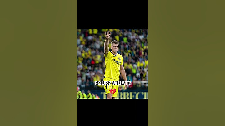 FOUR? WHAT? 😂 Villareal 4 - 4 Real Madrid