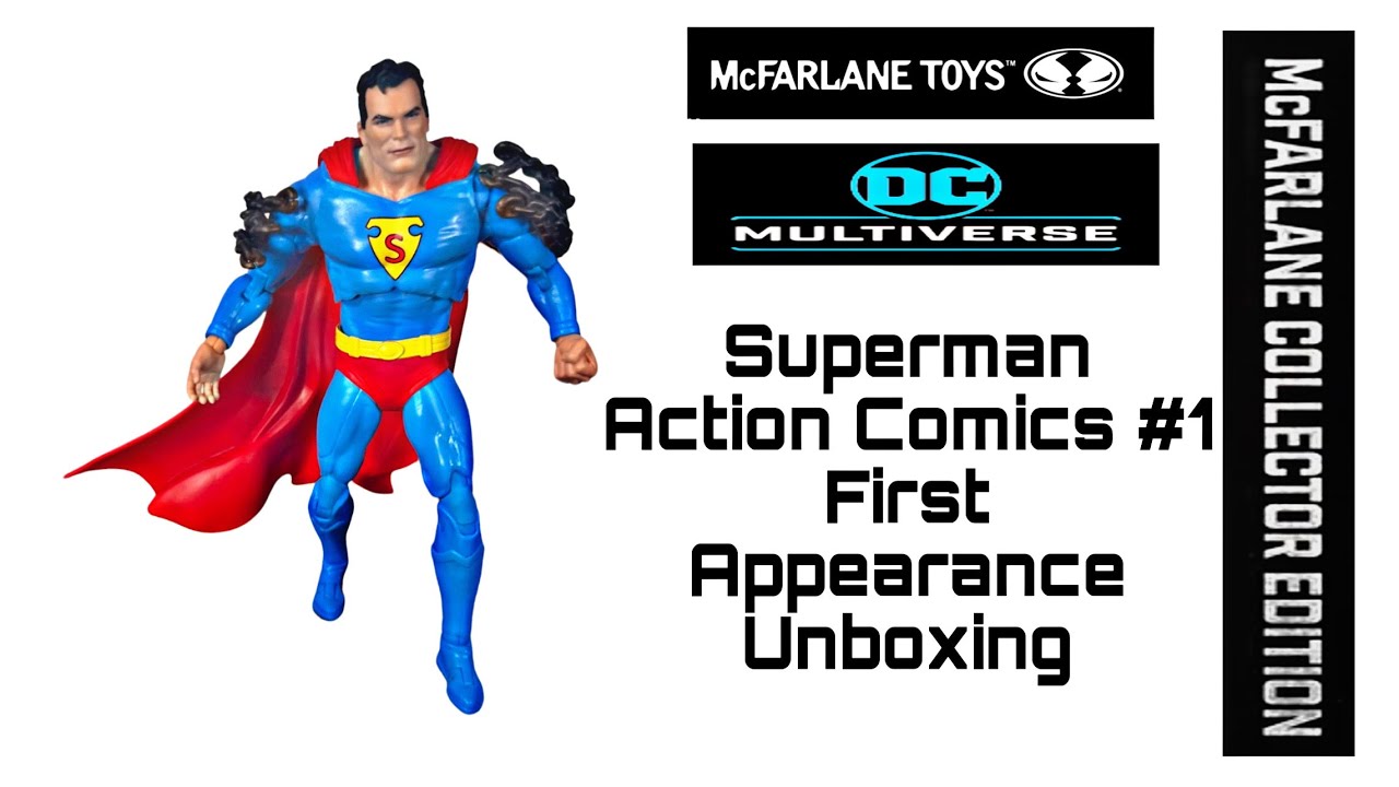 DC McFarlane Action Figurine Superman (Action Comics 1) Collector