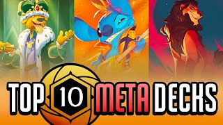 TOP 10 LORCANA DECKS - May 2024