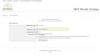 Famous Submitting a Turnitin assignment in Moodle Profile