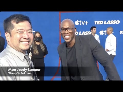 Ted Lasso Blue Carpet: Moe Jeudy Lamour Talks About Training For Ted Lasso and Season 3
