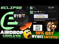 Eclipse Airdrop Claim Update | Eclipse Airdrop Premarket Price | 18% GST On Crypto - BYBIT EXCHANGE