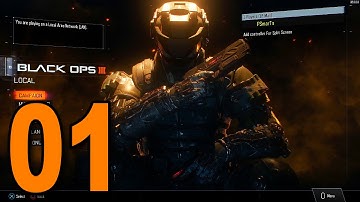 Black Ops 3 - Mission 1 - "Black Ops" (Call of Duty BO3 Singleplayer Campaign Gameplay)