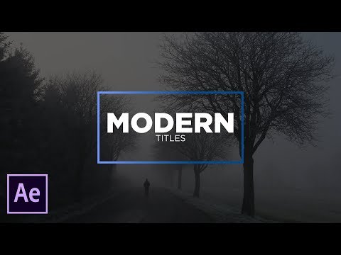 Create Minimalistic Title Animation | After Effects Motion Graphics Tutorial