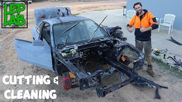S13 Drift Build Part 3: Cleaning out and Cutting tubs!