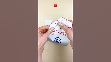 Paper Craft Trick with Squid Game Hero using Magic #squidgame #papercraft #diy #squidgame2