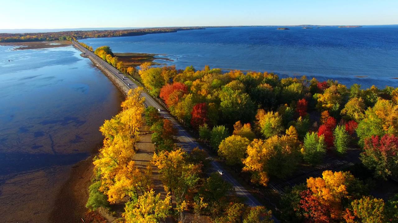 Sand Bar State Park Niquette Bay State Park Vermont Fall Foliage