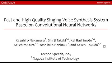 Fast and High-Quality Singing Voice Synthesis System based on Convolutional Neural Networks