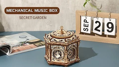 Secret Garden DIY Mechanical Music Box 3D Wooden Puzzle