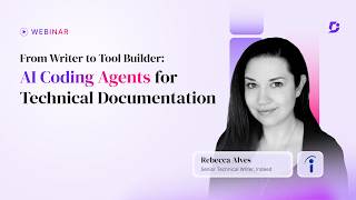 From Writer to Tool Builder: AI Coding Agents for Technical Documentation | Document360 Webinar